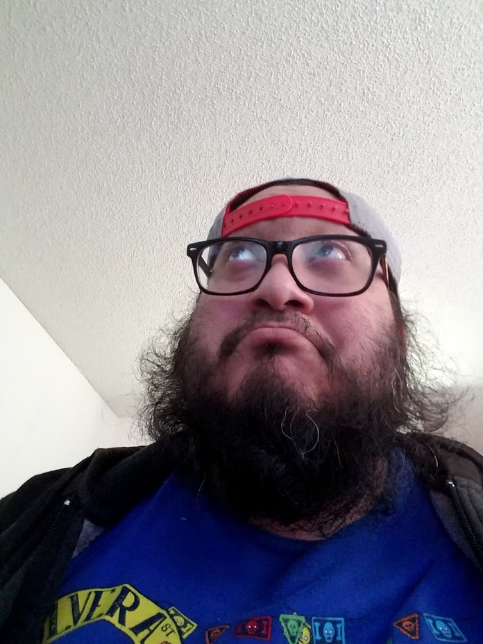 Abe with an over grown beard
